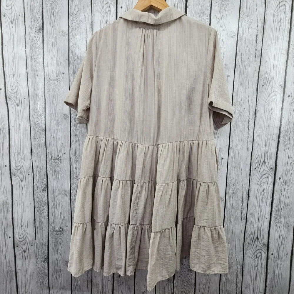 Aeom Button Front Dress - Picture 2 of 7
